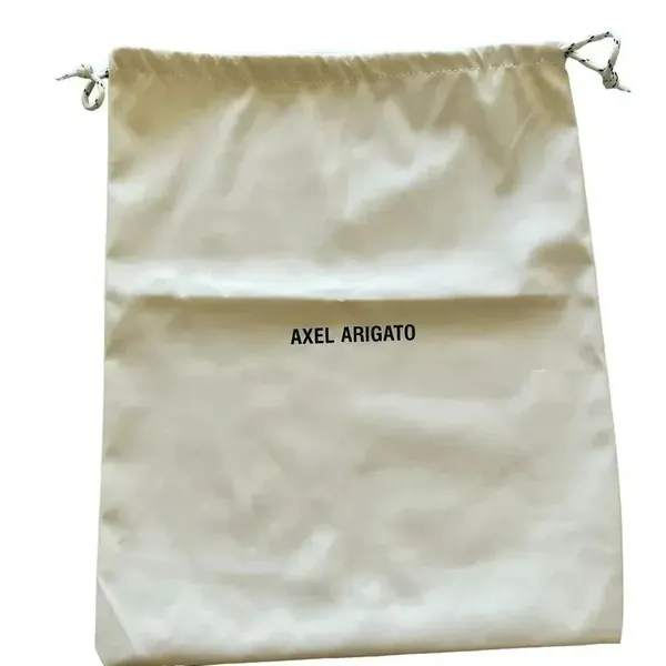 Axel Arigato Plastic Soft Material Dust Bag with Drawstring Closure # 1354 Yellow - Image 2