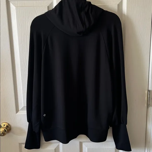 Antonio Melani Indie Sleaze Black Unwind Hoodie Soft Sweatshirt Sz LNWT - Image 9