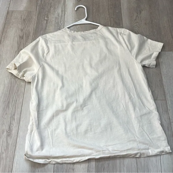Cotton Femme Tshirt ese o ese graphic print womens Cream (large) casual - Image 4