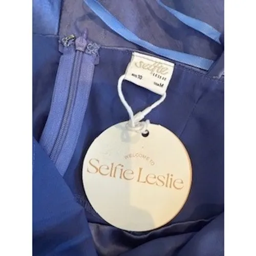 Selfie Leslie Mini Dress‎ Midnight Blue Sleeveless Party Cocktail Womens - Image 3