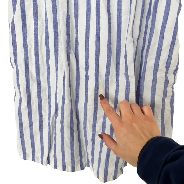 Rails Charlotte Grenadines Stripe Blue White Dress Sz S - Image 5