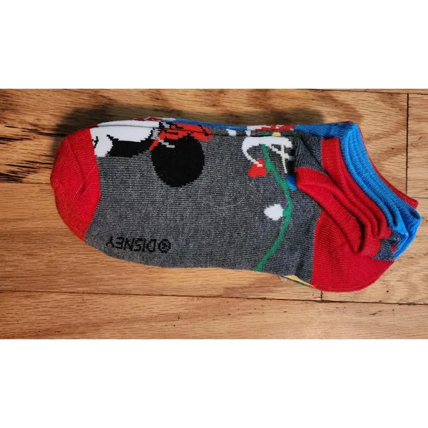 Disney Mickey & Minnie Mouse No Show Women's Socks 6‎ Pair Pack Shoe Size 4-10 - Image 4
