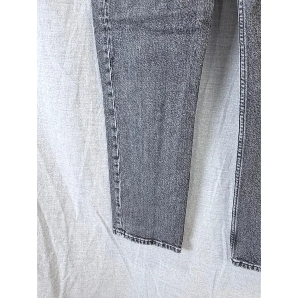 Denim & Other Stories Light Black Wash Straight Leg Jeans US 28 High Rise‎ Denim - Image 6