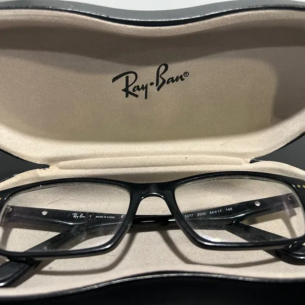 Ray-Ban Black Classic Rectangular Glasses - Image 9