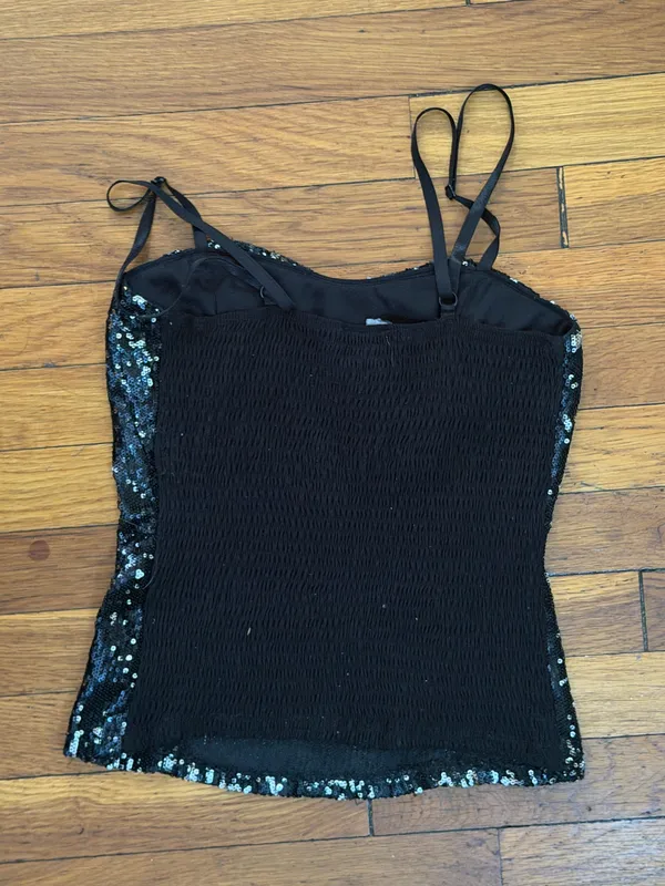 deb gittler black tank top size small - Image 2