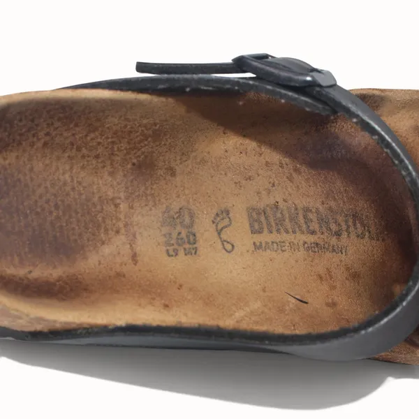 Birkenstock Gizeh Black Birko-Flor Sandals 40 Regular - Image 9