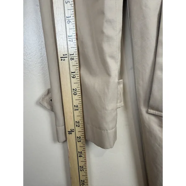 Lauren Ralph Lauren Trench Coat Women’s Size XXS Tan Double Breasted minimalist - Image 13