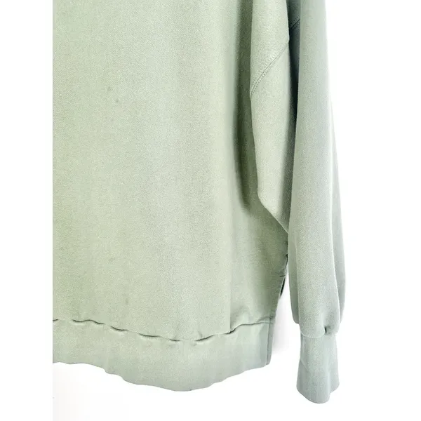 American Eagle Sublime Hoodie Oversized XS Green‎ Sun Graphic Band Tee Y2K Baggy - Image 11