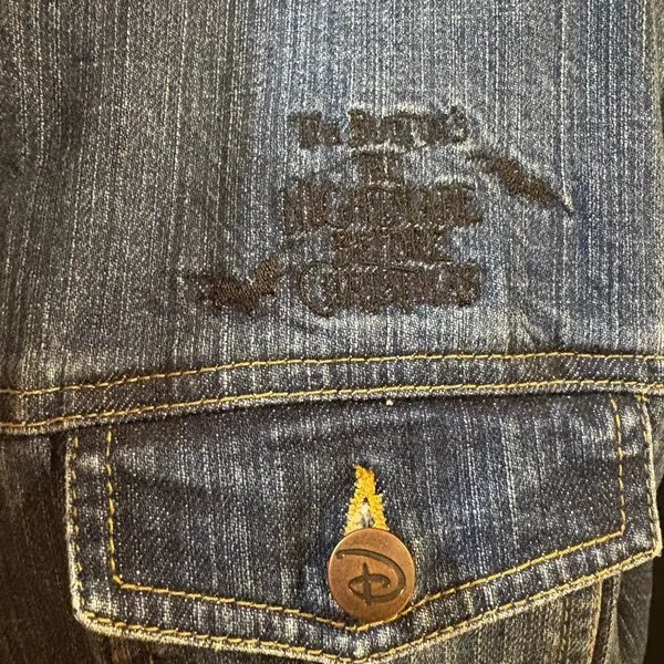 Disney Nightmare before Christmas vintage denim jacket L - Image 2
