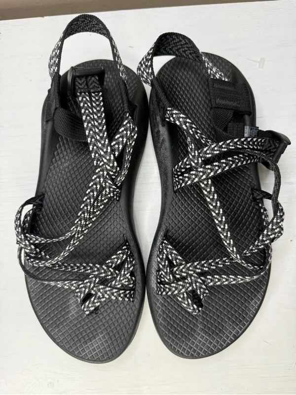 Chacos ZX/2 Black White Hiking Sandals size 8 - Image 3