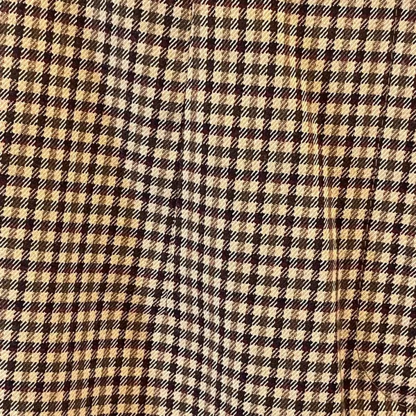 ZARA Plaid Pants - Women Size L - Brown/Tan - Image 3