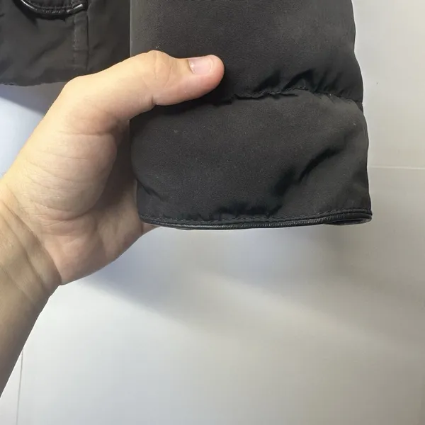 Zara Woman Black Down Puffer Jacket Polyester Womans LARGE Fleece Lining - Image 13