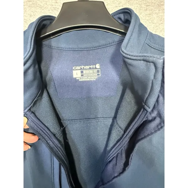 Men Carhartt Navy Modern Fit Jacket L - Image 2