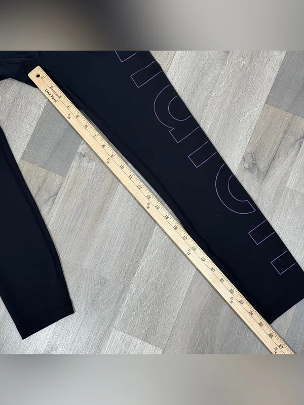 Lululemon Wunder‎ Train High Rise Leggings Black Iridescent 6 LW5FS1S - Image 11