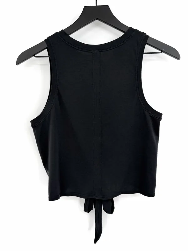 LULULEMON Tie Front Tank Top Black 4 - Image 4