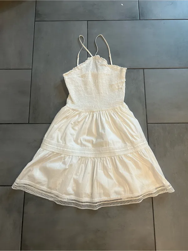 Altar’d State Malani Halter Dress in White - Image 2