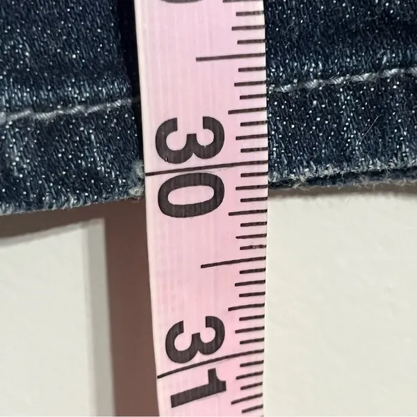Women's Bull Head Laguna Bootcut Jeans‎ Distressed Dark Wash Size 5 Short - Image 7