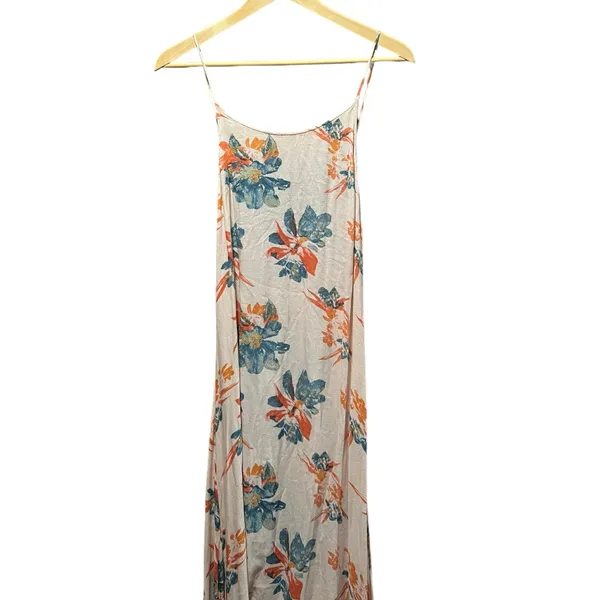 Free People Intimately Star Chasing Slip Maxi Dress in Hibiscus Combo‎ - Image 9