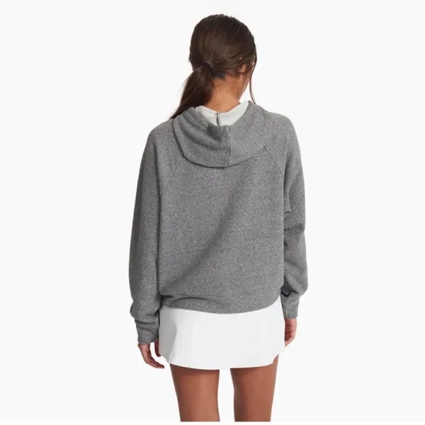 Vuori Colorblock Hoodie Heather Grey color size Large - Image 2