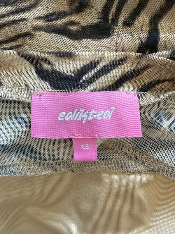 Edikted Halter Tiger Top - Image 3