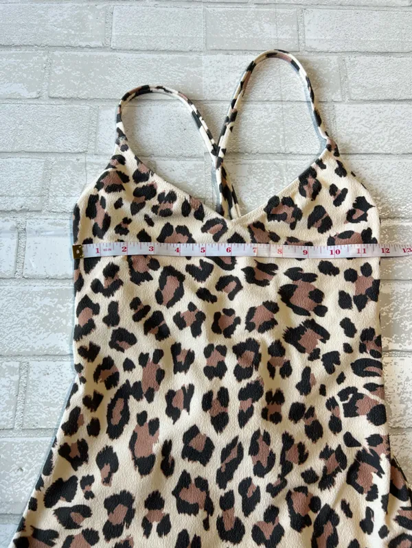 Aerie Leopard Print One-Piece Swimsuit - Beige & Brown - Image 6