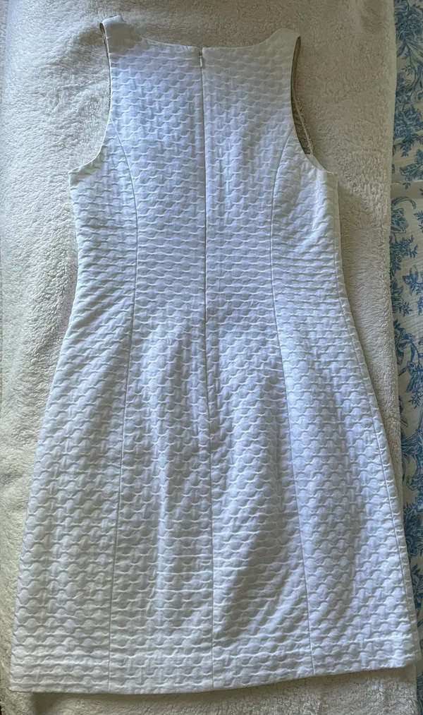Tana Shift Dress White - Image 5