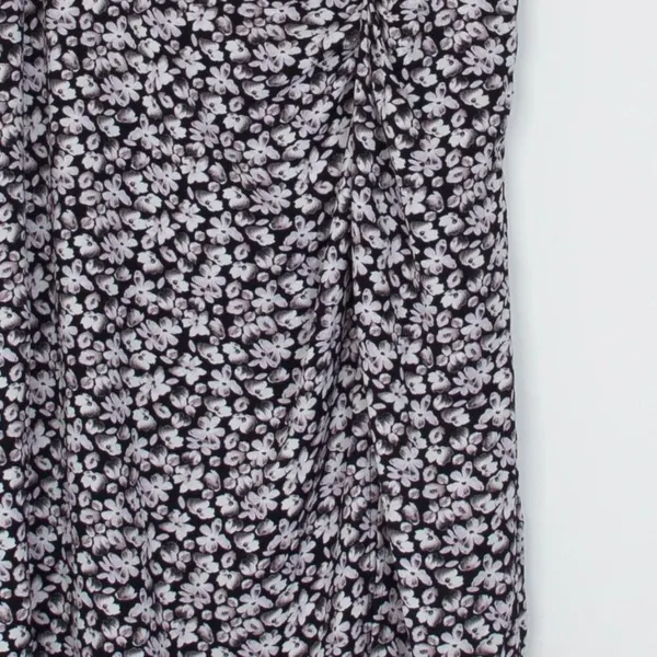 Abercrombie & Fitch Womens Floral Twist High Slit Midi Skirt Size L Dainty Fairy - Image 3