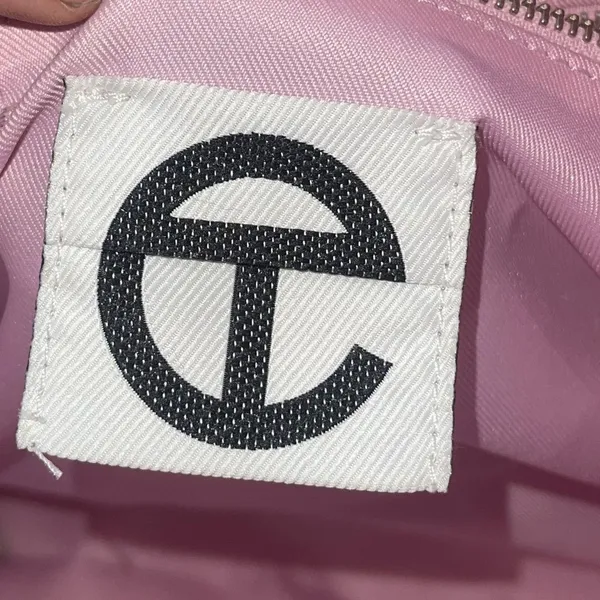 Telfar Shopping Bag Bubblegum Pink Tote Handbag Vegan Leather Crossbody Laptop - Image 6