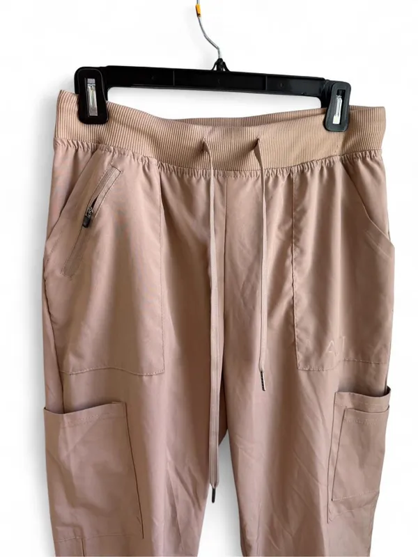Nautica Tan Cargo Jogger Scrub Pants - Image 7