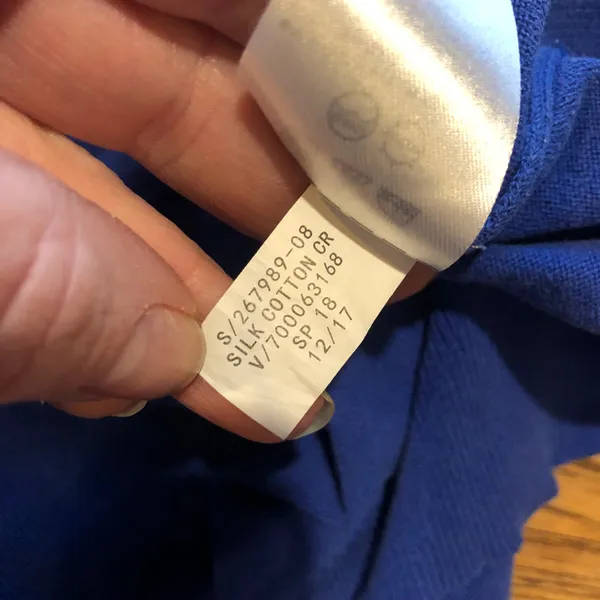 Banana Republic Sweater Silk Cotton Blue - Image 5