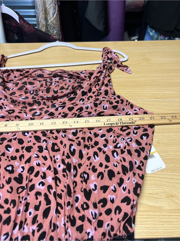 Free People Intimately Bare It All Leopard Bodysuit Rose Combo Size S NWT - Image 13