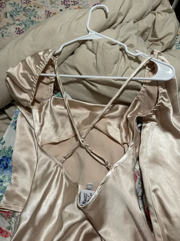 Princess Polly Dress Mini Silky Champagne - Image 6