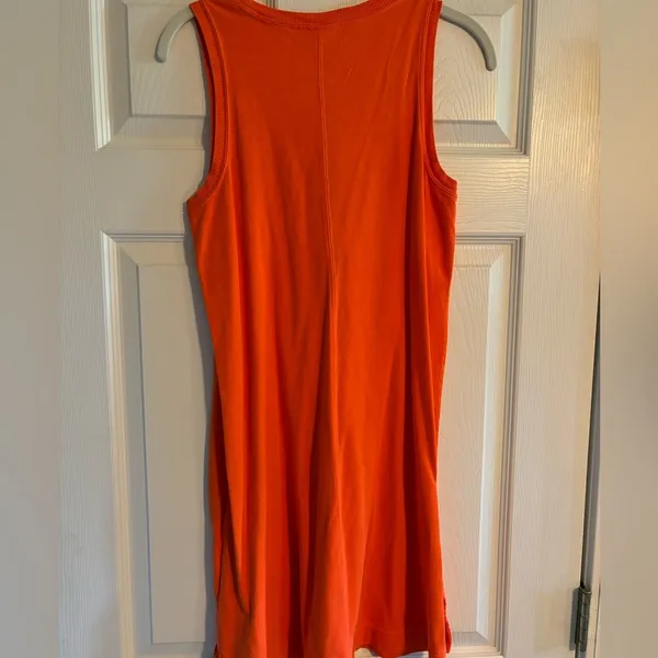 Old Navy Orange Tank Top Tshirt Dress - Image 2