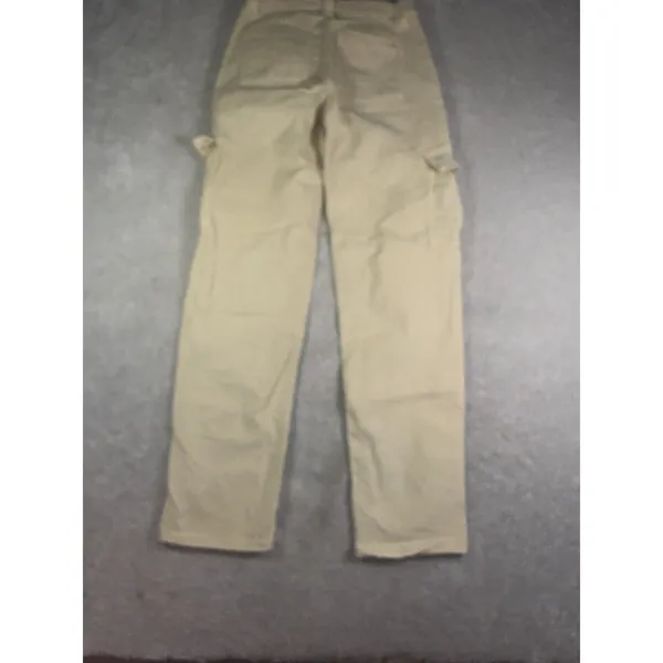 american eagle womens cargo pants straight leg tan 2 reg - Image 7