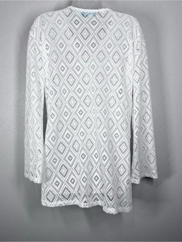 Eshe Paradise Open Knit Beach Coverup Size Xlg - Image 7