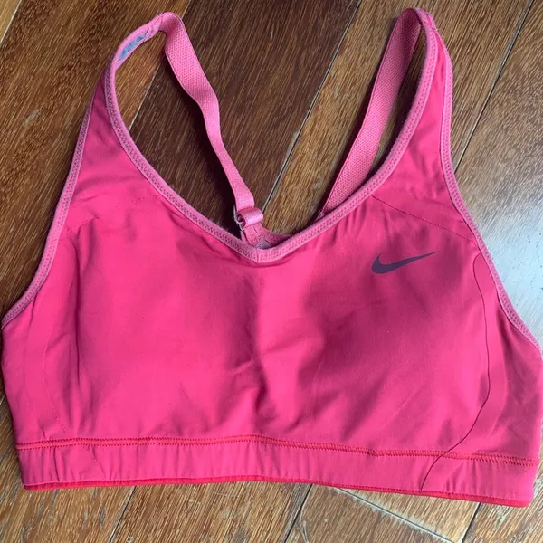 Nike | Full Support Sports Bra Pink XS Swoosh - Image 2