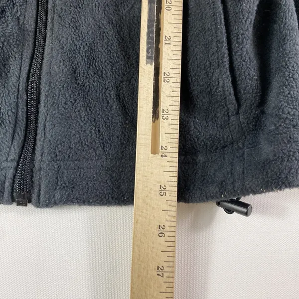 Columbia Jacket Womens‎ Small Black Full Zip Fleece Sweater Zip Pockets Ladies - Image 6