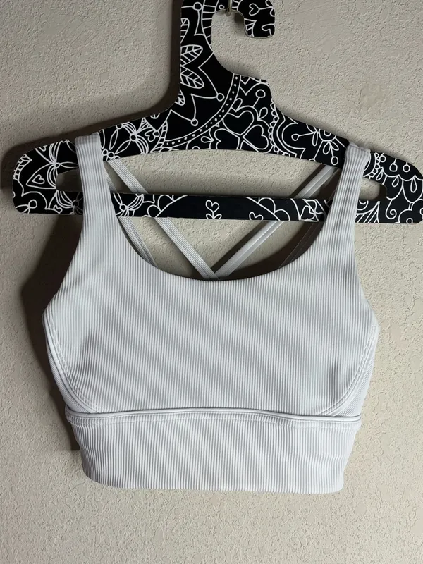 Lululemon Energy Longline Bra Vapor size 6 - Image 2