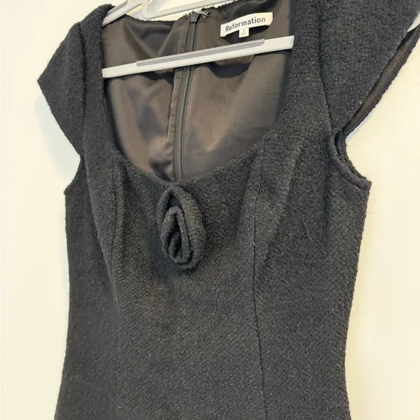 Reformation black mini dress - Image 5