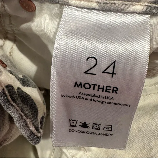 MOTHER DENIM Mid-Rise Dazzler Shadow Leopard Ankle Jean Size 24 - Image 7