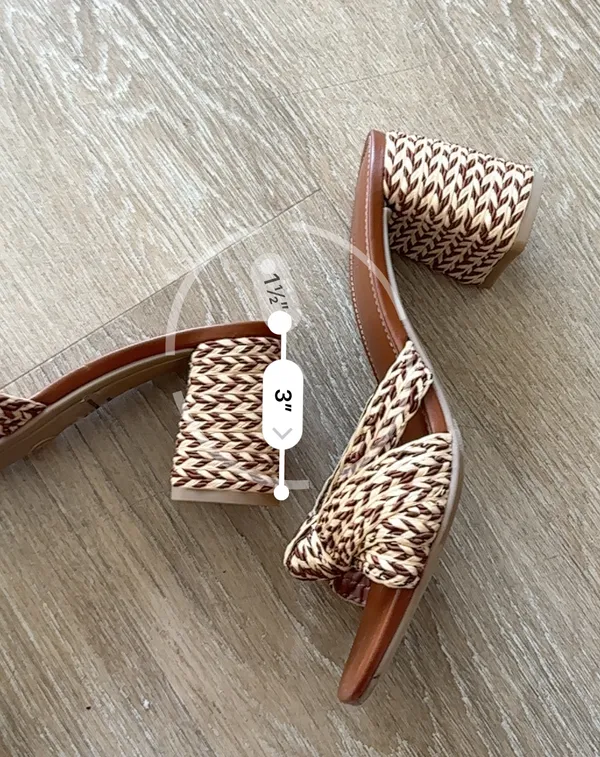 Tan heels Brown Size 8 - Image 2