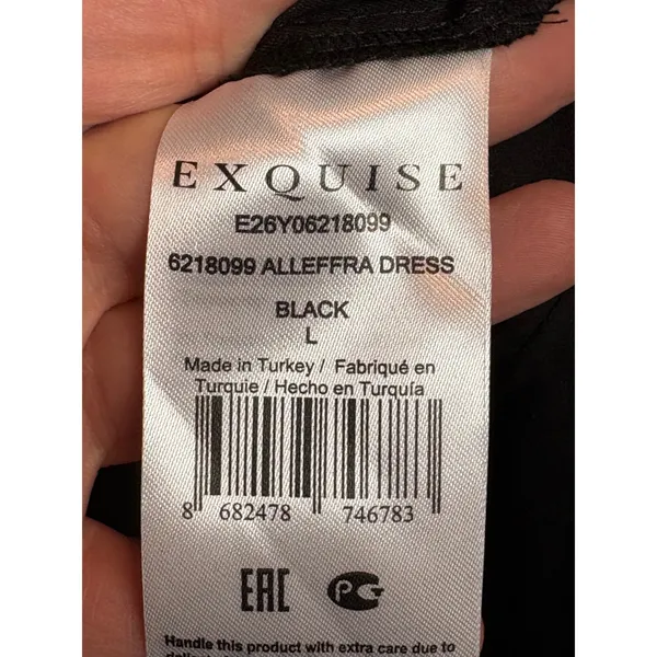 Exquise Anthropologie Tobie Tie-Waist Shirt Dress Black Lace Up Corset Detail - Image 9