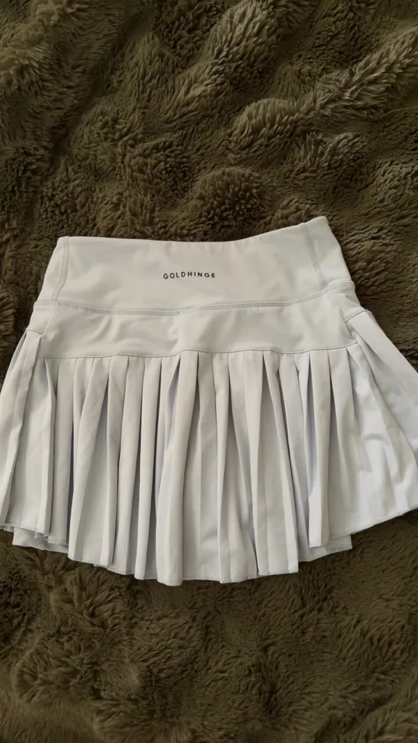 Light Blue Gold Hinge Skirt - Image 2