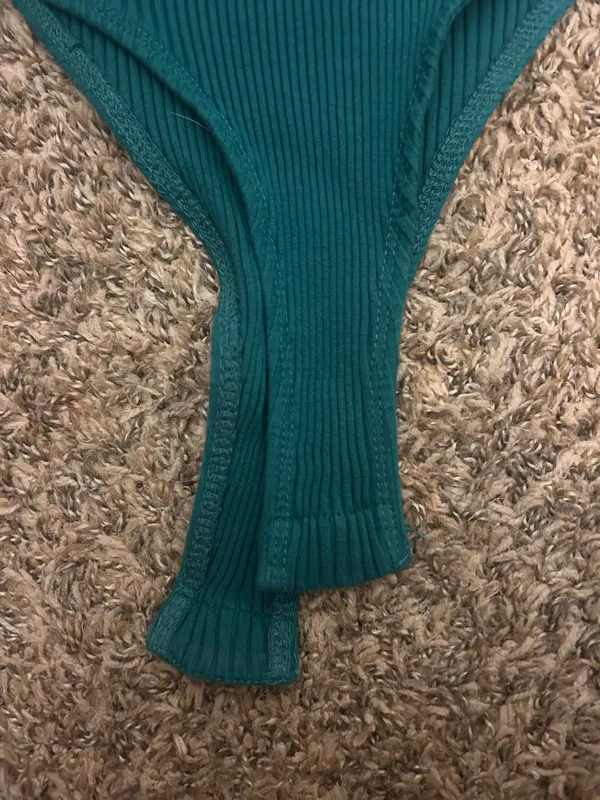 Green longsleeve Zara Bodysuit - Image 5