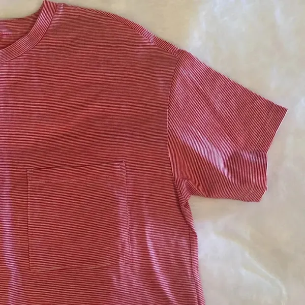 NWT Truenyc striped t shirt in S. Red/white stripes - Image 3