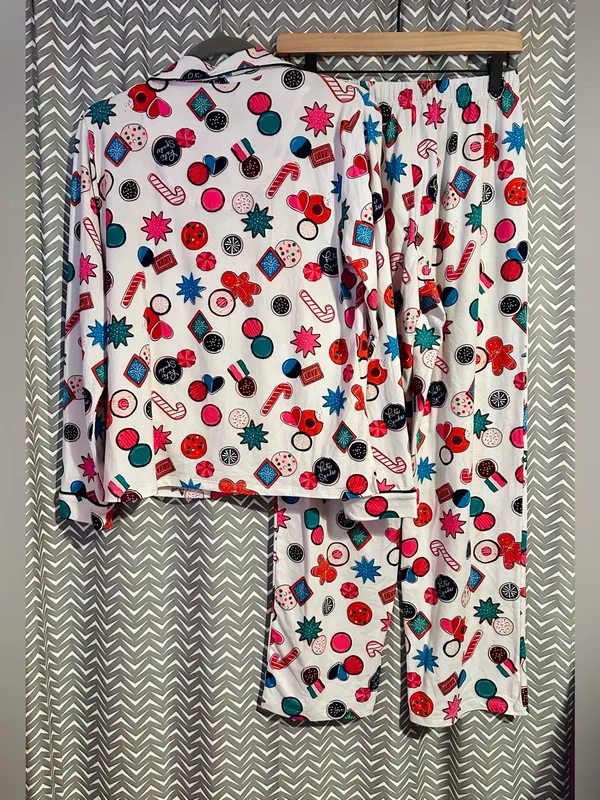 Kate Spade New York | 2PC CHRISTMAS COOKIE LOVE Pajamas, Size S - Image 4