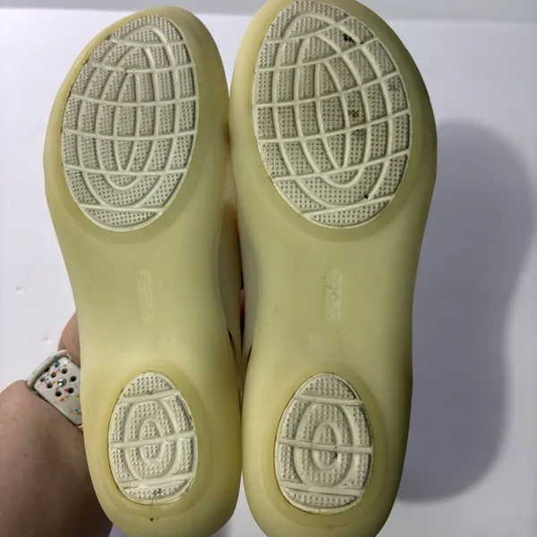 Crocs Women's Isabella Huarache II Open Toe Jelly Sandals Slip On Size 6 Oyster - Image 7
