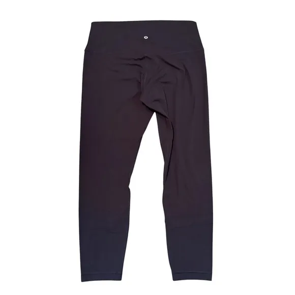 Lululemon Align Leggings Solid Black Soft Yoga Athleisure‎ Smooth Lounge Size 12 - Image 4