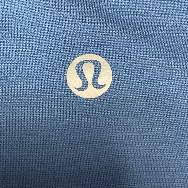 Lululemon Sculpt Womens Blue Sleeveless Crewneck Cropped Muscle Tee Tank Top XL - Image 4