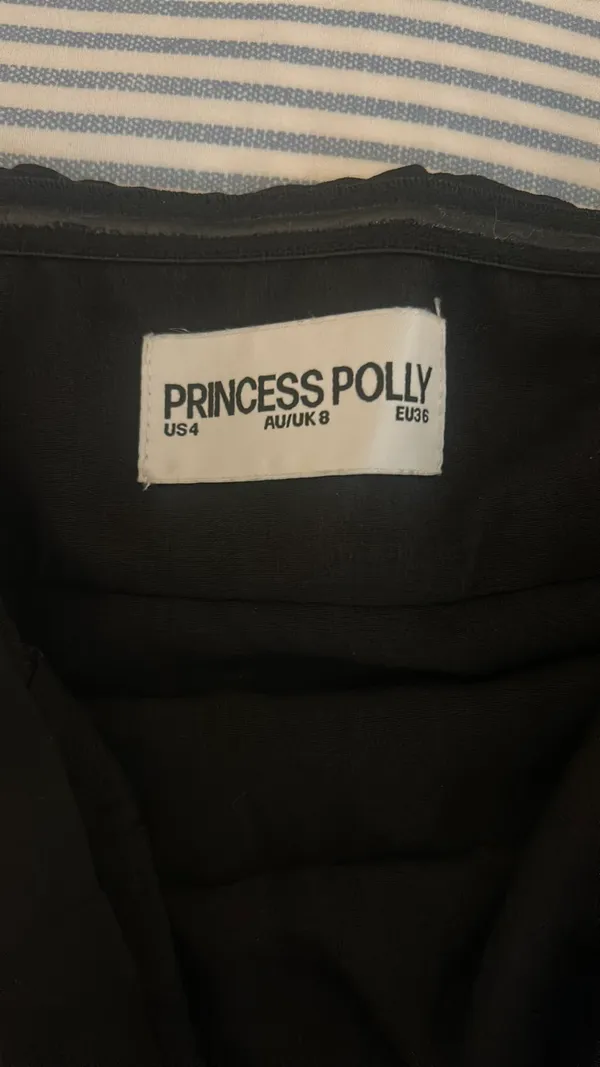 Princess Polly Mini Dress Black - Image 4